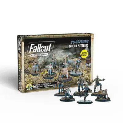 FALLOUT - Wasteland Warfare Survivors Ghoul Settlers the Slog - Figurine